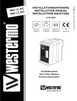 Westermo MD-12 AC Användarguide