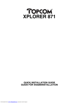 Topcom Xplorer-871-BT Bruksanvisning