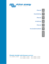 Victron energy Phoenix Inverter 3k 5k 230V (firmware xxxx1xx) Bruksanvisning