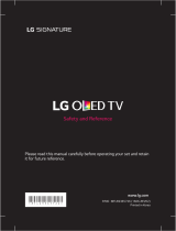 LG OLED65G6V Användarmanual