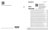 Sony ILCE-9 Användarmanual