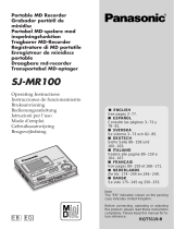 Panasonic SJMR100 Bruksanvisning