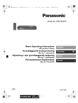 Panasonic DMPBD843EG Bruksanvisningar