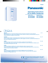 Panasonic WHUD30BE5 Bruksanvisningar