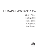 Huawei HUAWEI MateBook X Pro Bruksanvisning