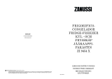 Zanussi ZI9454X Användarmanual