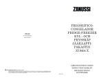 Zanussi ZI9454X Användarmanual