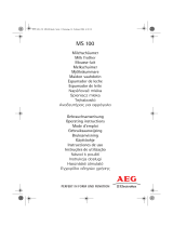 Electrolux AEG MS 100 Användarmanual