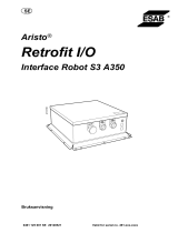 ESAB Retrofit I/O Interface Robot S3 A350 - Aristo For ABB Användarmanual