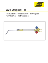 ESAB X21 Original II Användarmanual