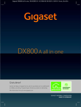 Gigaset DX800A all in one Användarguide