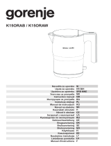 Gorenje K15ORAW Användarmanual