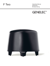 Genelec F Two Active Subwoofer Bruksanvisningar