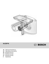 Bosch MUM6N23A2/03 Användarmanual