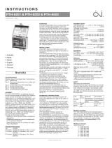 OJ Electronics PTH-6502 Bruksanvisningar