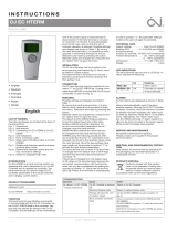 OJ Electronics OJ-EC-HTERM Bruksanvisningar