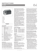 OJ Electronics OJ-EC Bruksanvisningar