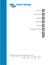 Victron energy Phoenix Inverter 3k 5k 230V (firmware xxxx1xx) Bruksanvisning