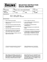 Ohlins YA322 Mounting Instruction