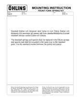 Ohlins 08836-01 Mounting Instruction