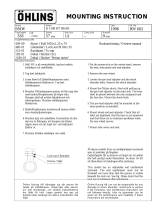 Ohlins BM602 Mounting Instruction