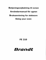 Groupe Brandt FE210XN1 Bruksanvisning
