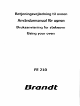 Brandt FE210XN1 Bruksanvisning