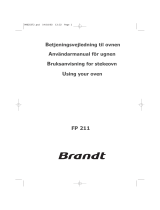 Brandt FP211XN1 Bruksanvisning