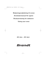 Brandt FP212XN1 Bruksanvisning