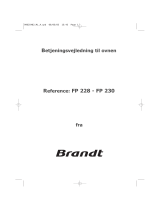 Groupe Brandt FP230XN1 Bruksanvisning