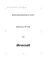 Groupe Brandt FP228MN1 Bruksanvisning