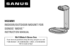 Sanus WSSMM1 Installationsguide