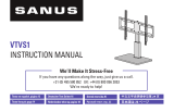 Sanus VSTV1 Installationsguide