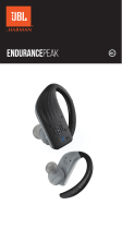 JBL Endurance Peak In-Ear Wireless Headphones Bruksanvisning