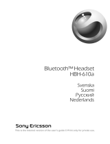 Sonyericsson Bluetooth HBH-610a Användarmanual