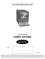 Coffee Queen SUNNY OUTSIDE Användarmanual