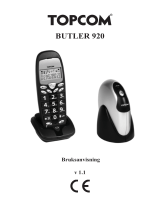 Topcom Butler 920 C/SEU-EUR Användarmanual