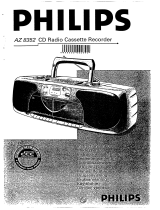 Philips AZ8352 Användarmanual