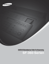 Samsung SF-365TP Bruksanvisningar