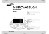 Samsung MW82W Bruksanvisning