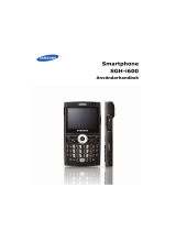 Samsung SGH-i600 Bruksanvisning