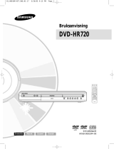 Samsung DVD-HR720 Bruksanvisning