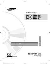 Samsung DVD-SH855 Bruksanvisning
