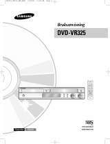 Samsung DVD-VR325 Bruksanvisning
