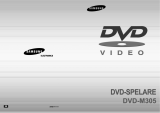 Samsung DVD-M305/XEE Bruksanvisning