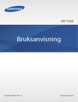 Samsung SM-T550 Bruksanvisningar