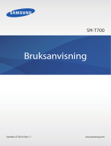 Samsung SM-T700 Bruksanvisning