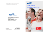 Samsung SGH-E310 Bruksanvisning