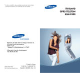 Samsung SGH-P400 Bruksanvisning