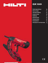 Hilti GX 100 Bruksanvisningar